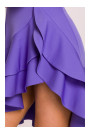 M850 Ruffled mini dress - light purple