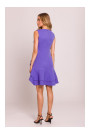 M850 Ruffled mini dress - light purple