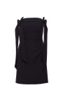 M851 Bustier dress with bows - black