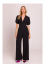 M852 Puff sleeve jumpsuit - black