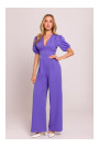M852 Puff sleeve jumpsuit - light purple