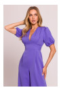 M852 Puff sleeve jumpsuit - light purple