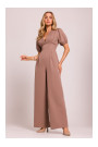 M852 Puff sleeve jumpsuit - mocca