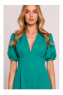 M852 Puff sleeve jumpsuit - turquoise