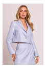 M853 Cropped blazer - light blue
