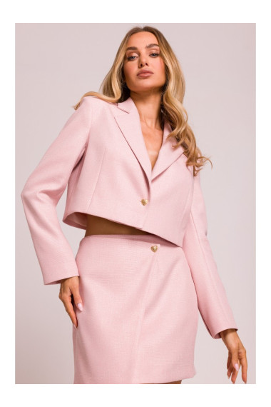 M853 Cropped blazer - peach