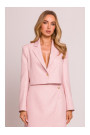 M853 Cropped blazer - peach
