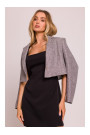 M853 Cropped blazer - graphite