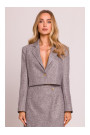 M853 Cropped blazer - graphite