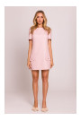 M855 A-line mini dress - peach