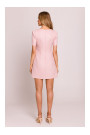 M855 A-line mini dress - peach