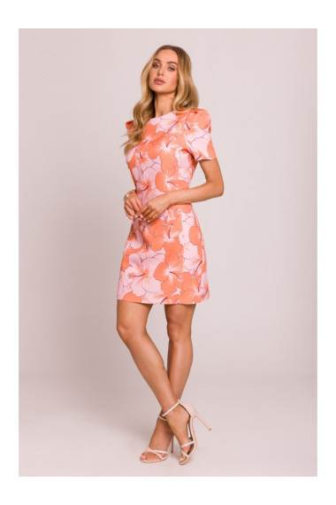 M856 Multicolour mini dress - model 1