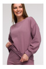 B293 Open back sweatshirt - heather