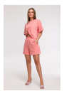 B295 Shorts with patch pockets - coral