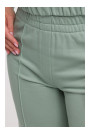 B296 Wide leg trousers with front seams - mint