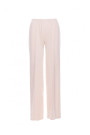B296 Wide leg trousers with front seams - vanilla
