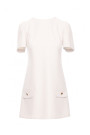 M855 A-line mini dress - cream