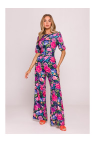 M857 Open back jumpsuit - model 1