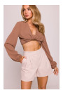 M860 Denim shorts - beige