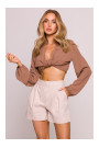 M860 Denim shorts - beige