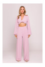 M862 Wide leg trousers - crepe pink