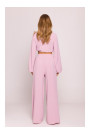 M862 Wide leg trousers - crepe pink