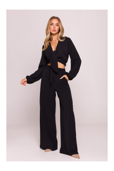 M862 Wide leg trousers - black