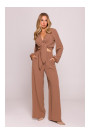 M862 Wide leg trousers - chocolate