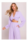 M862 Wide leg trousers - purple