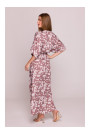 S405 Wrap maxi dress with print - model 2