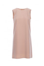 S408 Sleeveless shift dress - beige