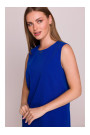 S408 Sleeveless shift dress - royal blue