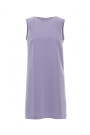 S408 Sleeveless shift dress - dove grey