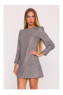 M870 Tweed mini dress - graphite