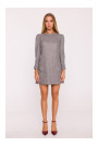 M870 Tweed mini dress - graphite