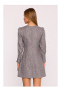 M870 Tweed mini dress - graphite
