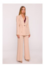 M873 Blazer with cinched waist - beige