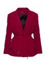 M873 Blazer with cinched waist - maroon