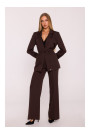M873 Blazer with cinched waist - brown