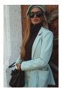 M873 Blazer with cinched waist - mint