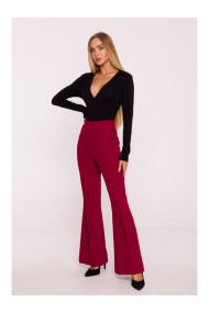 M874 Flared leg trousers - maroon