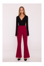 M874 Flared leg trousers - maroon