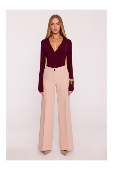 M875 Wide leg trousers - beige