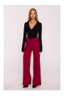 M875 Wide leg trousers - maroon