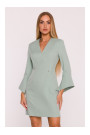 M876 Dress with wide cuffs - mint