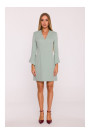 M876 Dress with wide cuffs - mint