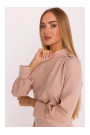 M879 Jumpsuit with stand-up collar - beige
