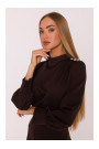 M879 Jumpsuit with stand-up collar - brown