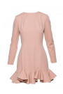 M880 Ruffled hem dress - beige