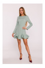 M880 Ruffled hem dress - mint